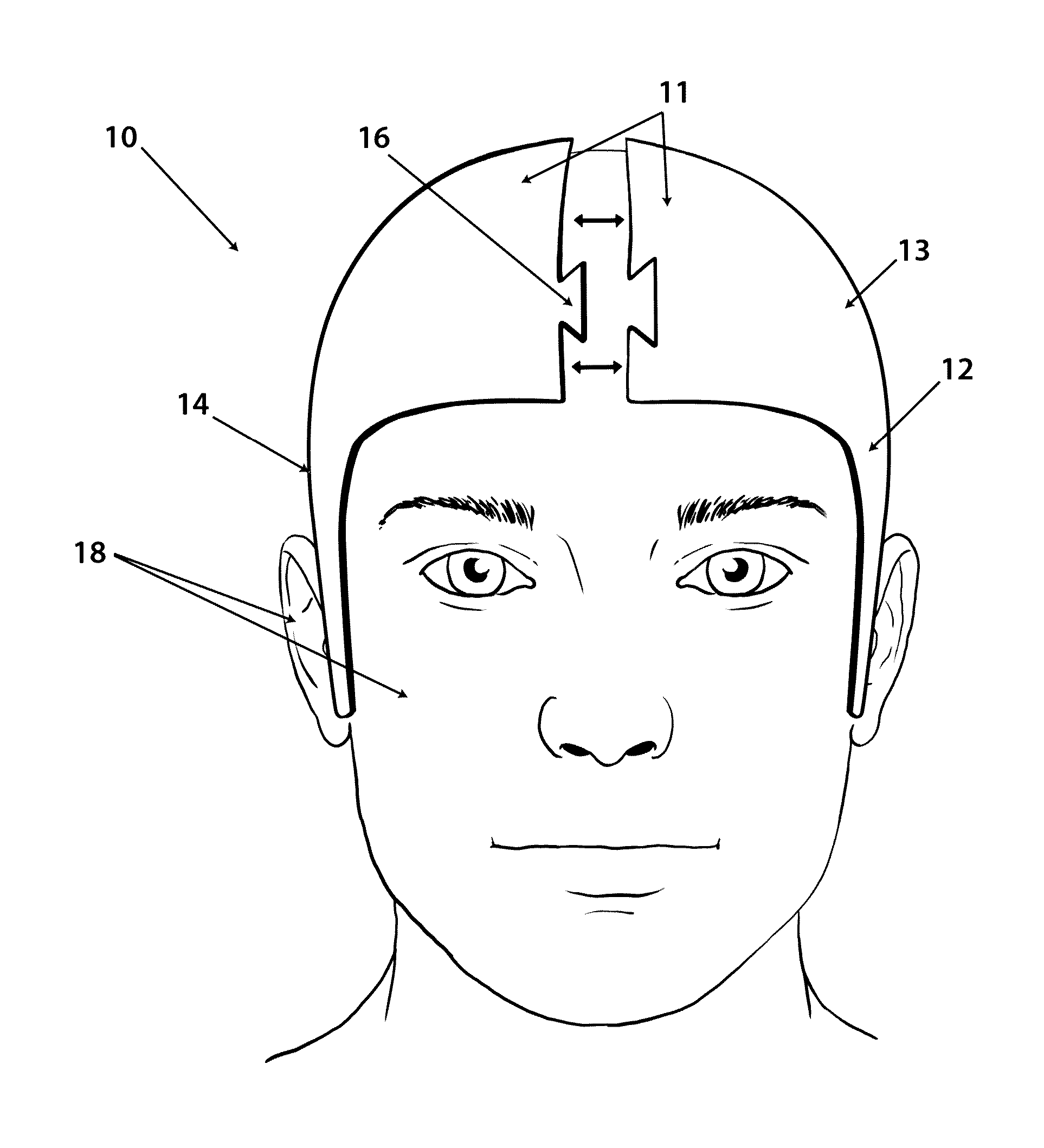 Total contact helmet