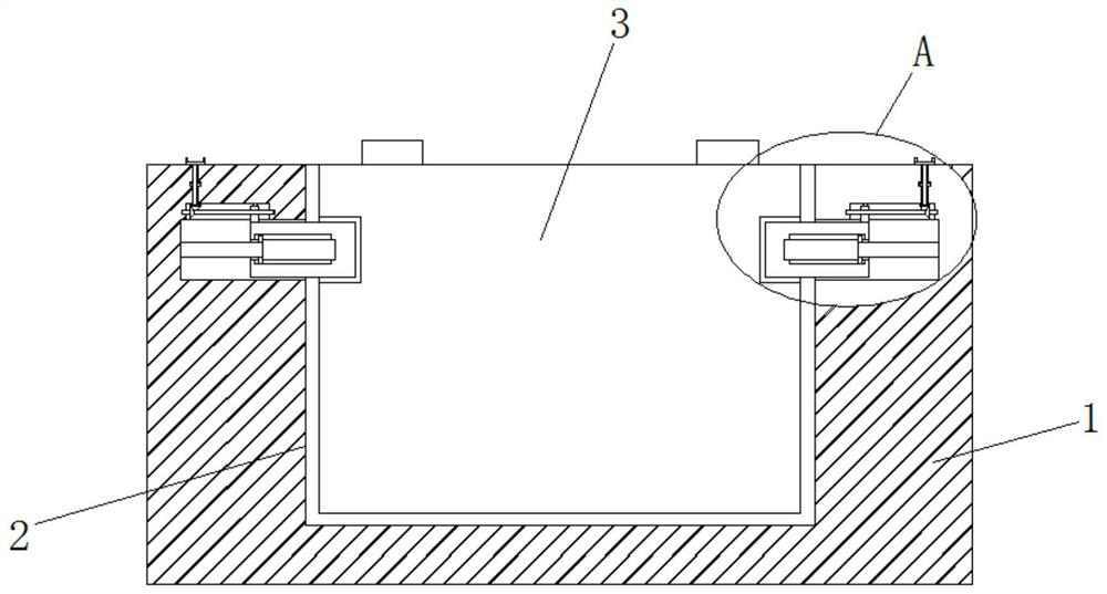 Operation method of new energy automobile battery pack mounting mechanism