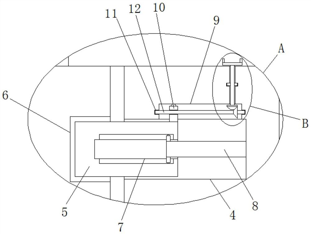 Operation method of new energy automobile battery pack mounting mechanism