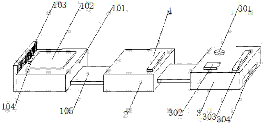 Three-time precipitating and sterilizing-disinfecting device for sewage of black river channel