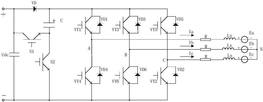 Commutation torque ripple suppression device and suppression method for brushless DC motor