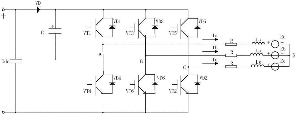 Commutation torque ripple suppression device and suppression method for brushless DC motor