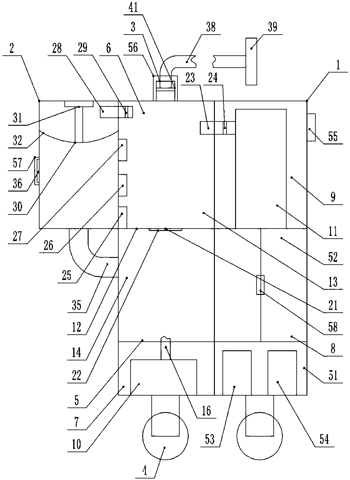 Detachable medical air-compression atomizer for respiratory disease