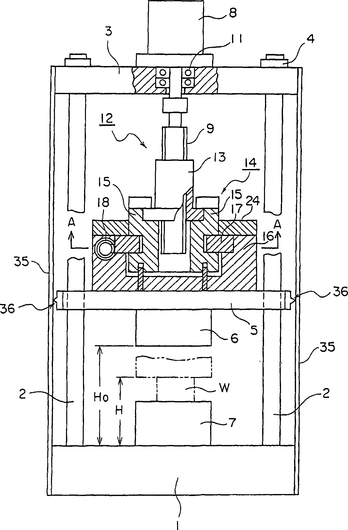 Electric press device