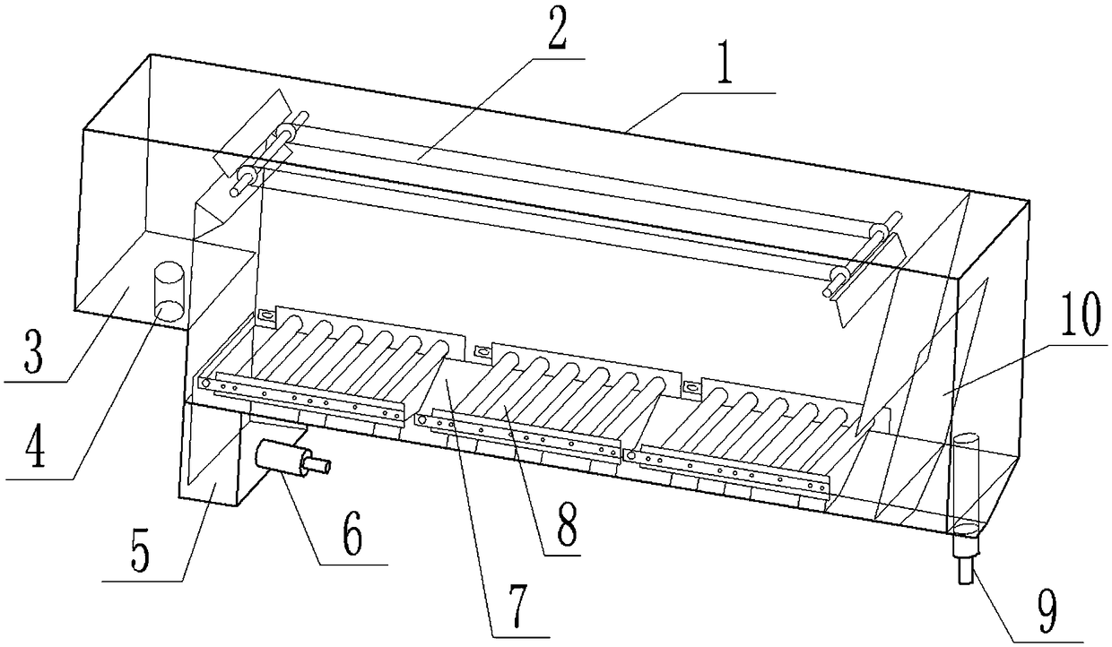 Treatment device and method for organic high-concentration wastewater