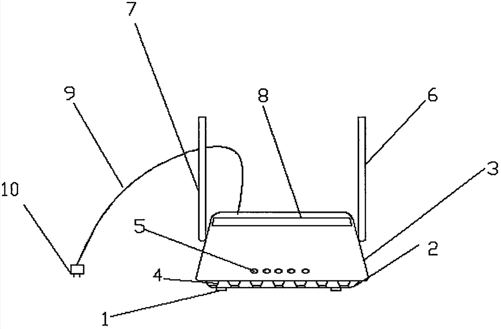 MIMO wireless optical communication receiver and use method thereof