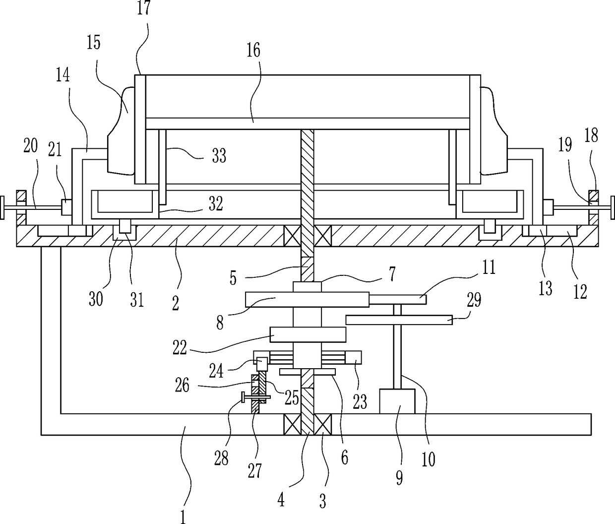 Sole rotary type grinding equipment for producing shoes