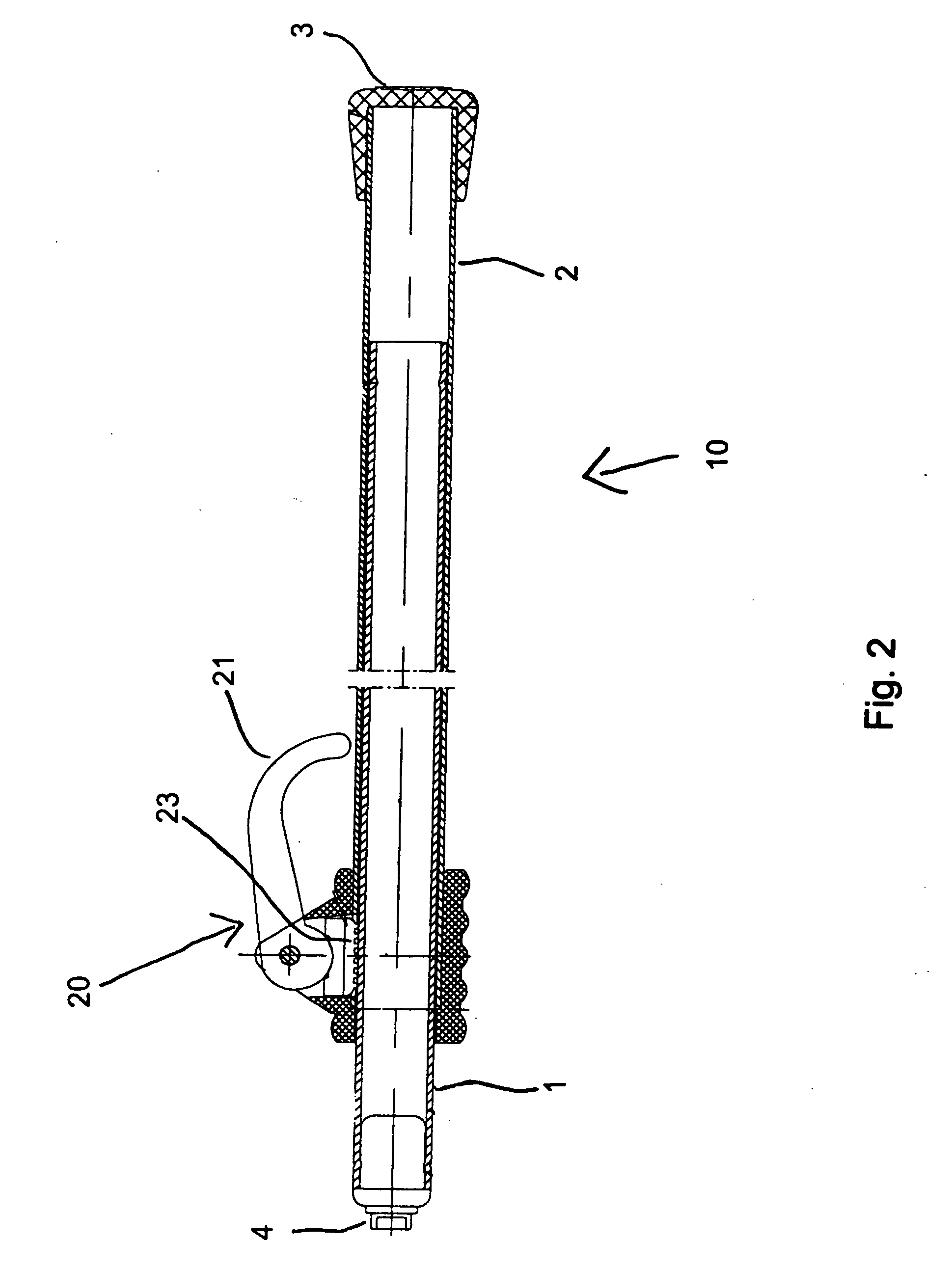 Pole support tube