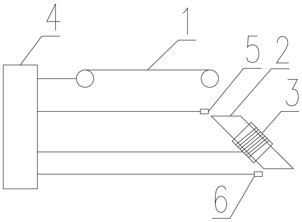 Sintered ore FeO content on-line detection device and method with inclined sleeve structure