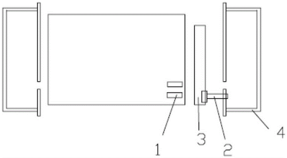 Intelligent wearable product antenna taking metal wearable product connector as main radiating body