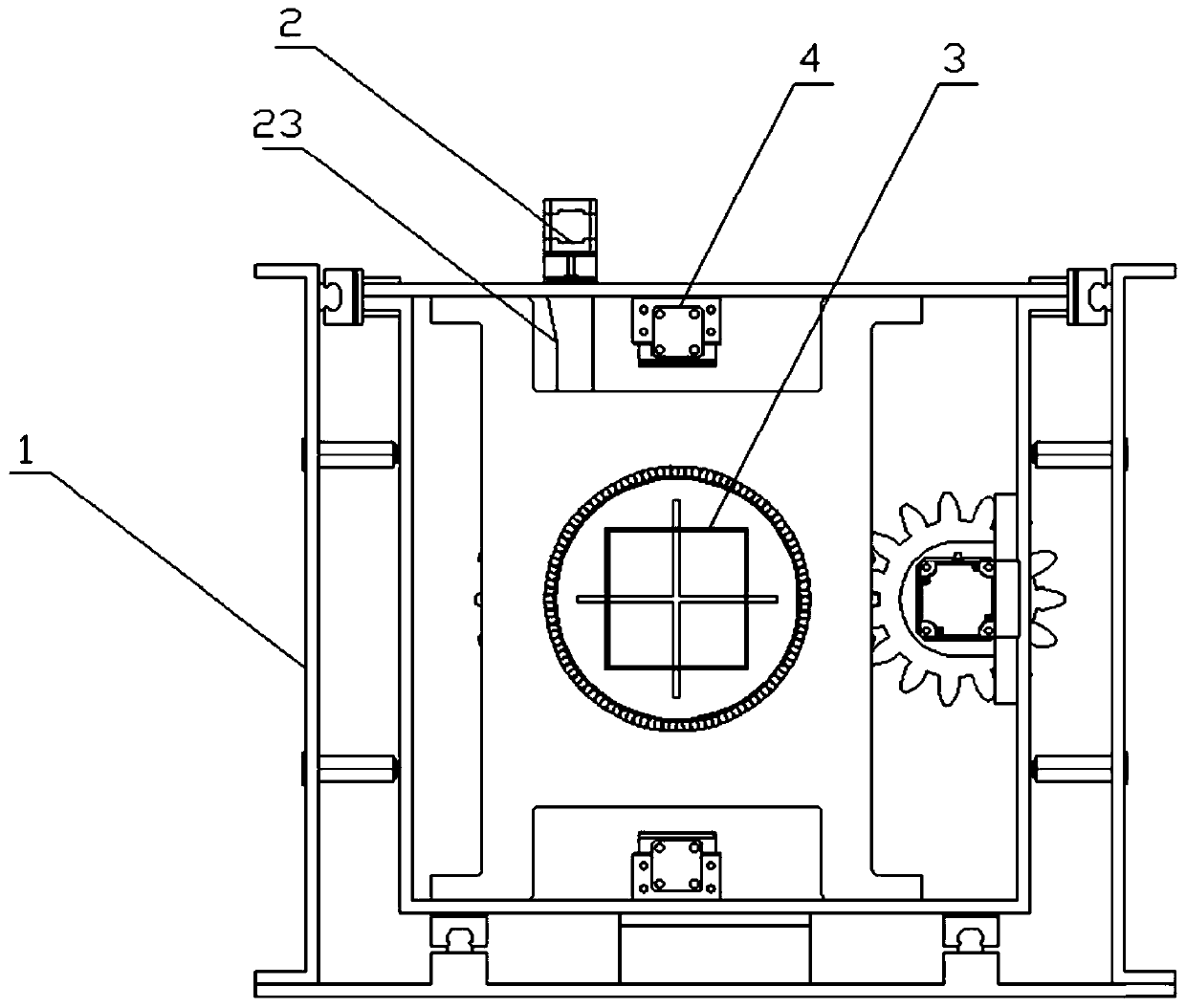 A strip cap rotary packaging device