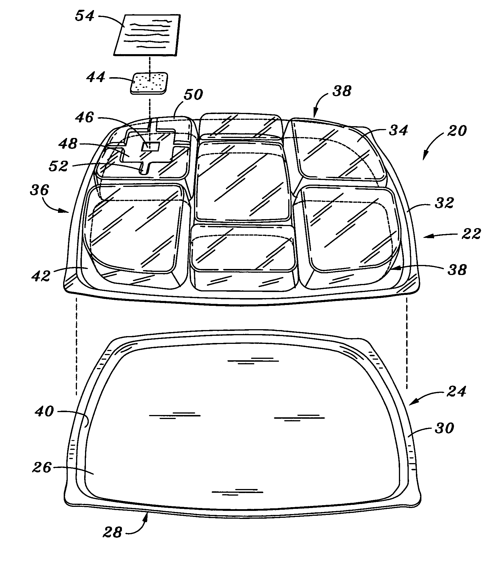 Atmosphere controlled packaging for fresh foodstuffs