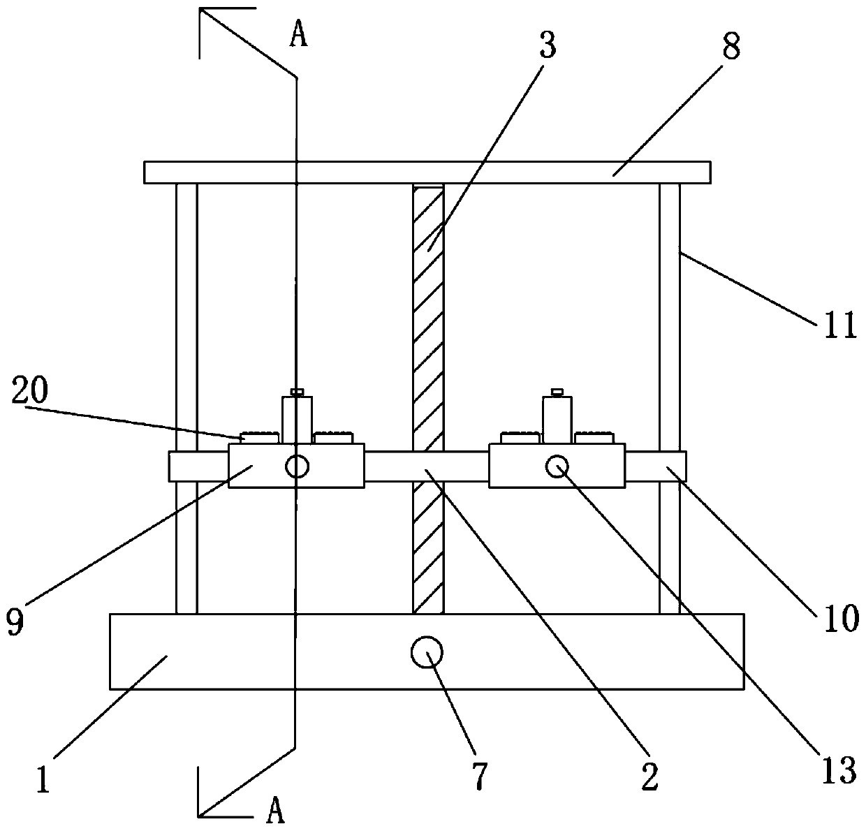 Clamping mechanism for part machining of shearing, folding and rolling numerical control machine tool