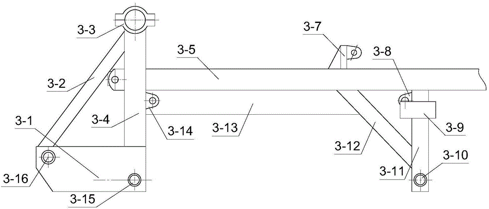 A crawler belt over-ridge deformation device for a crawler-type farmland operation vehicle