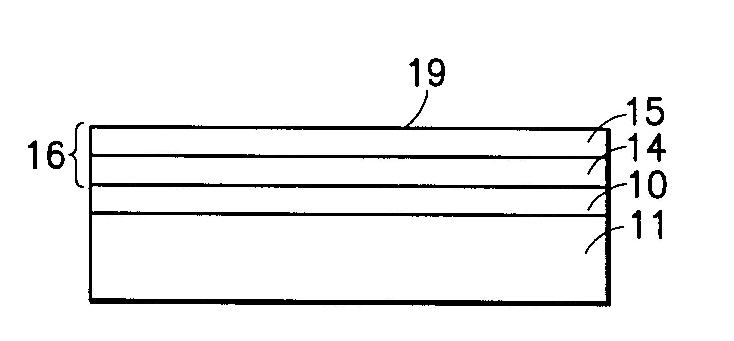 Product and process for forming a semiconductor structure on a host substrate