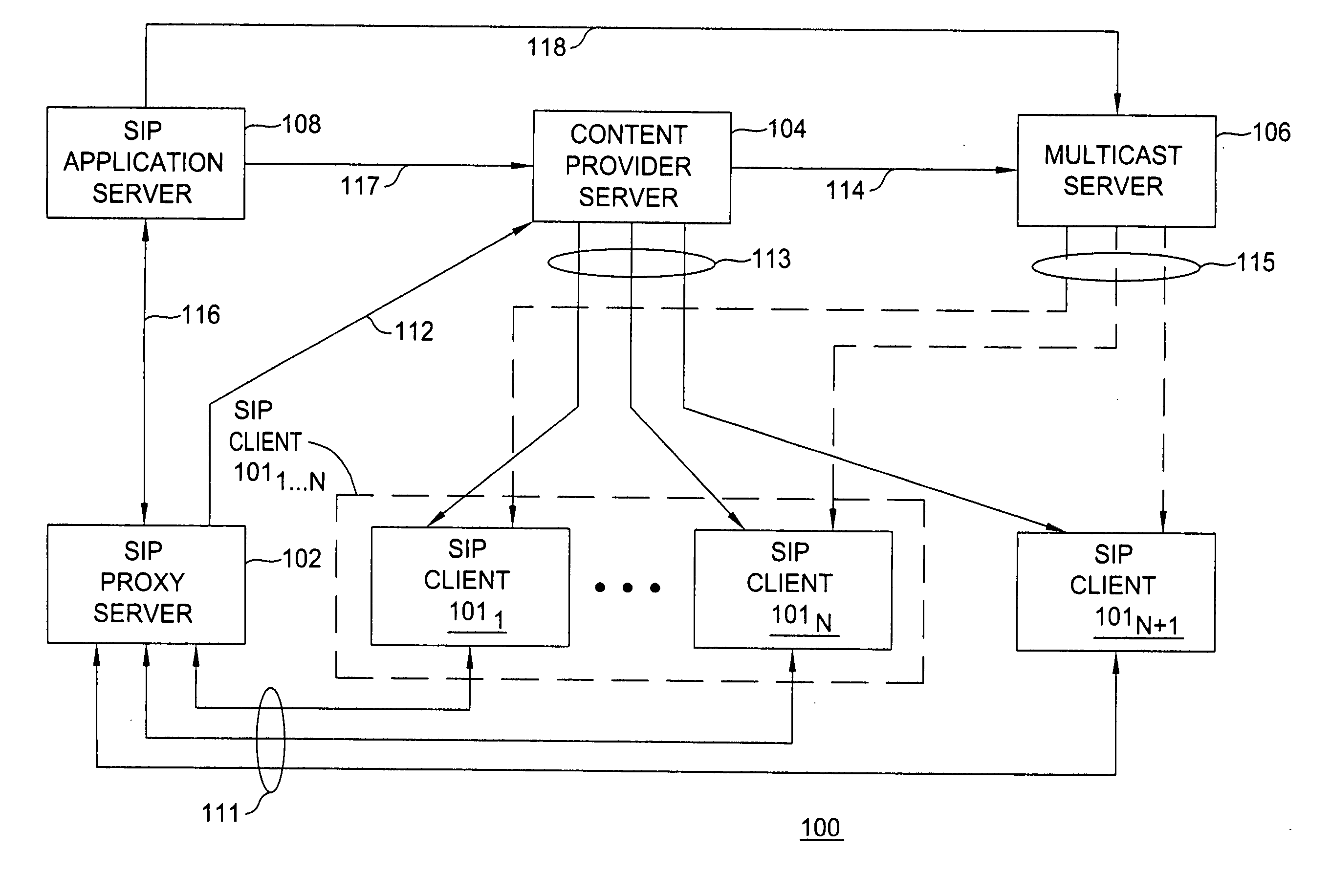 Method for converting between unicast sessions and a multicast session