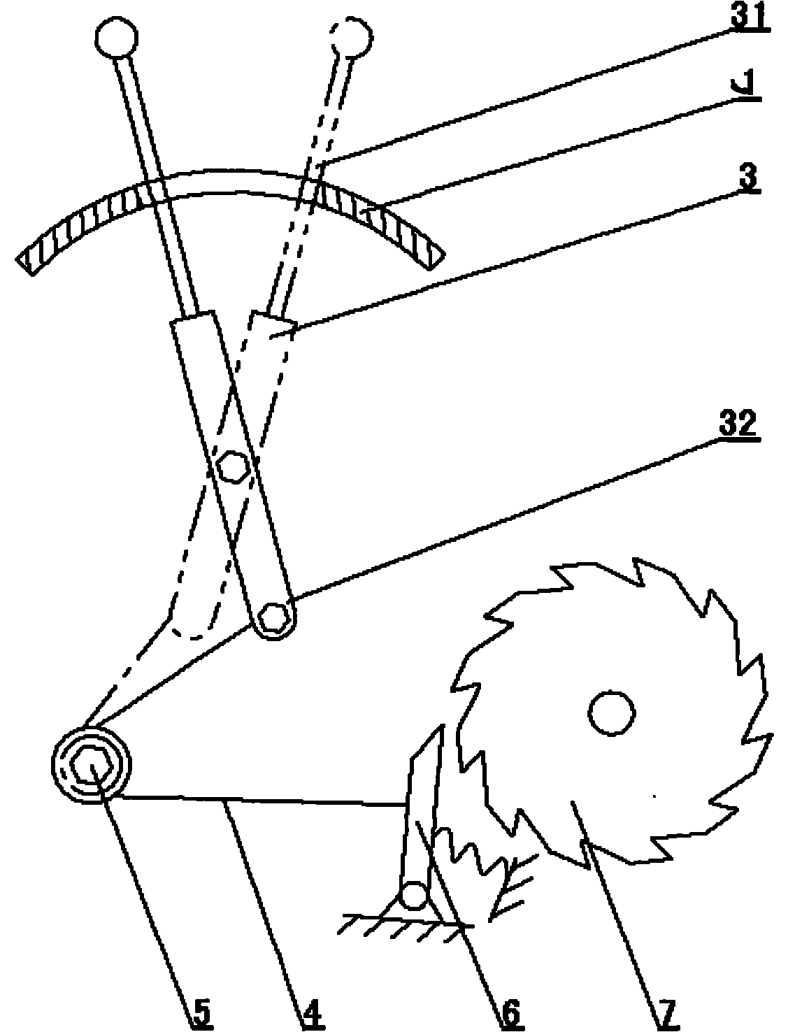 Brake safety device for crane