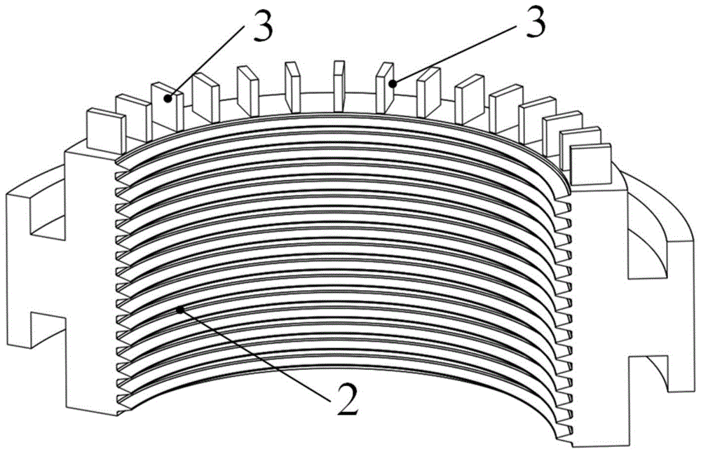 An anti-rotation plate structure with anti-rotation and anti-vibration functions