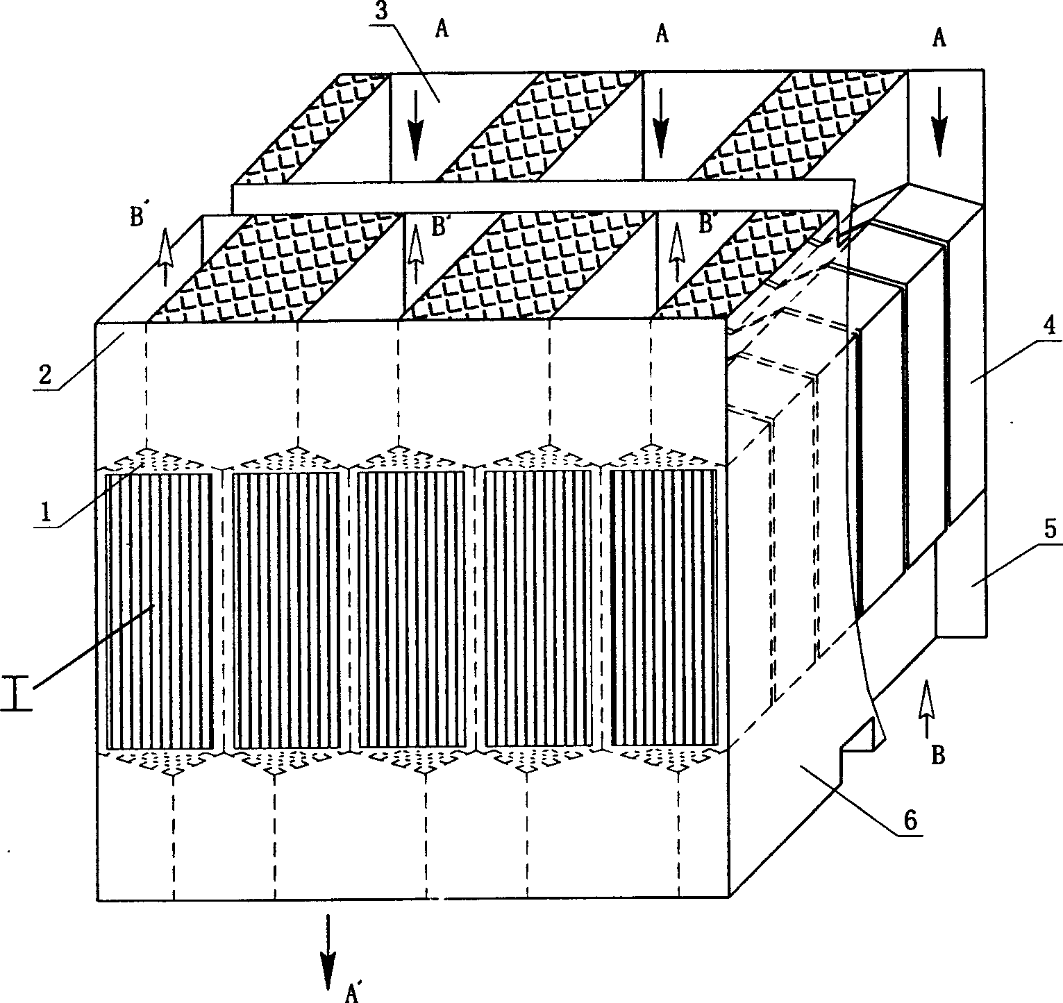 Plate type air preheater