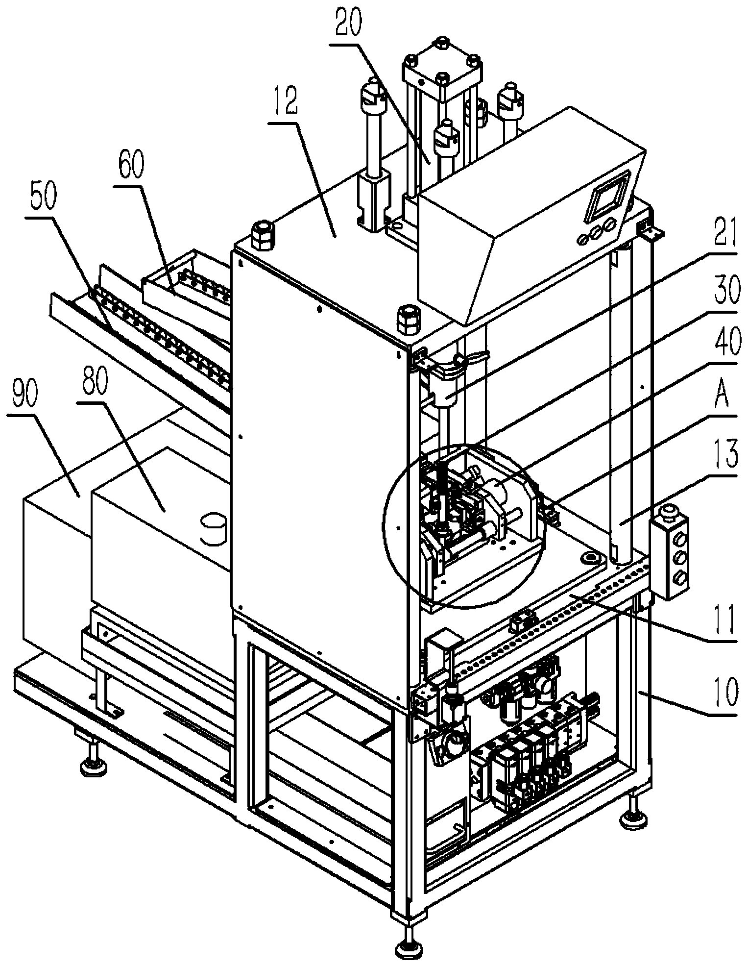 Bolt component pressfit riveting machine