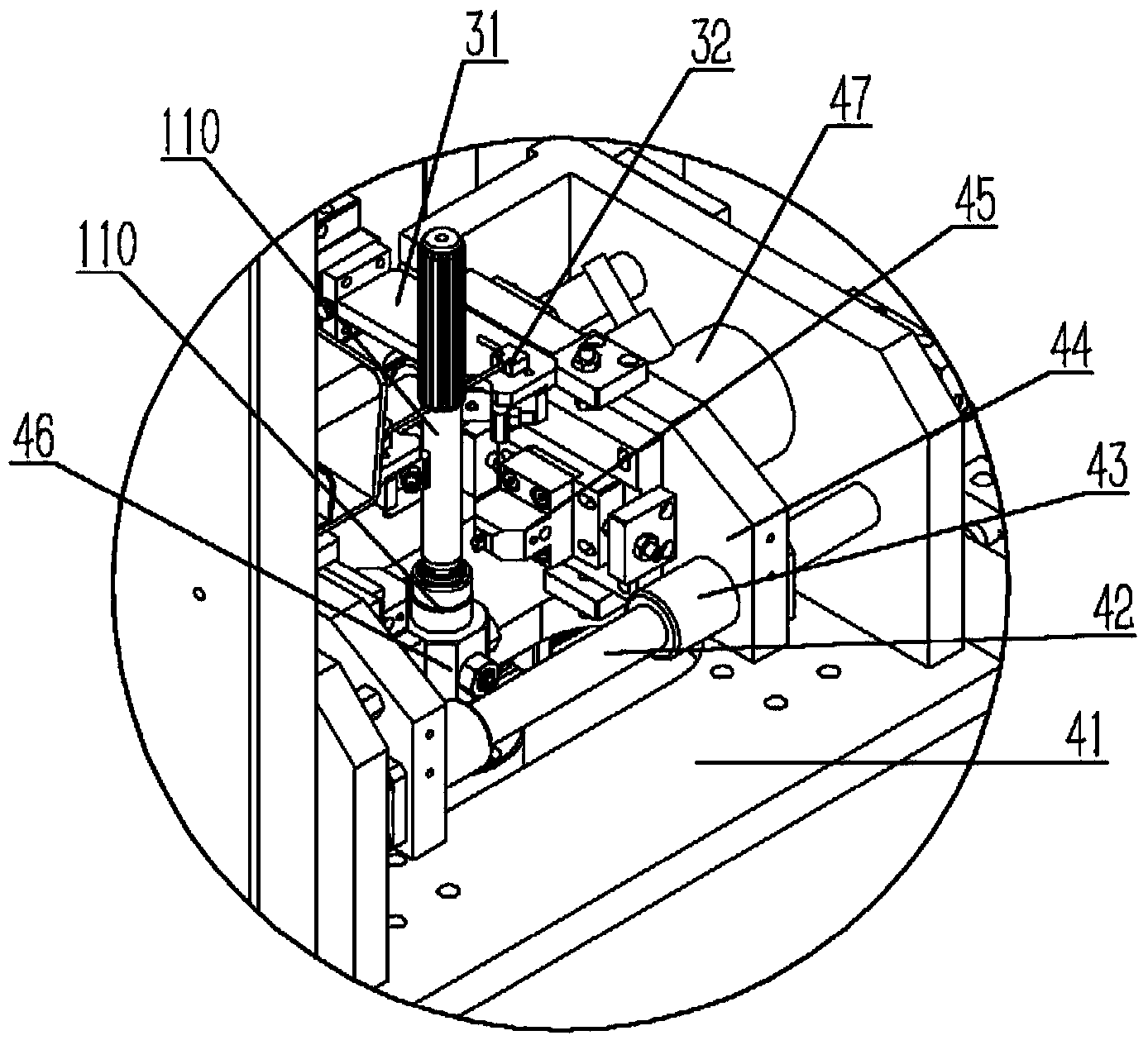 Bolt component pressfit riveting machine