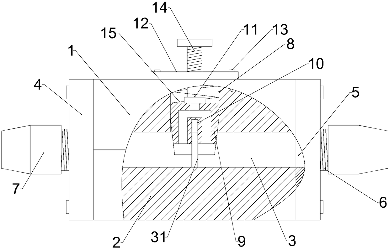 Combined active power cable connection device