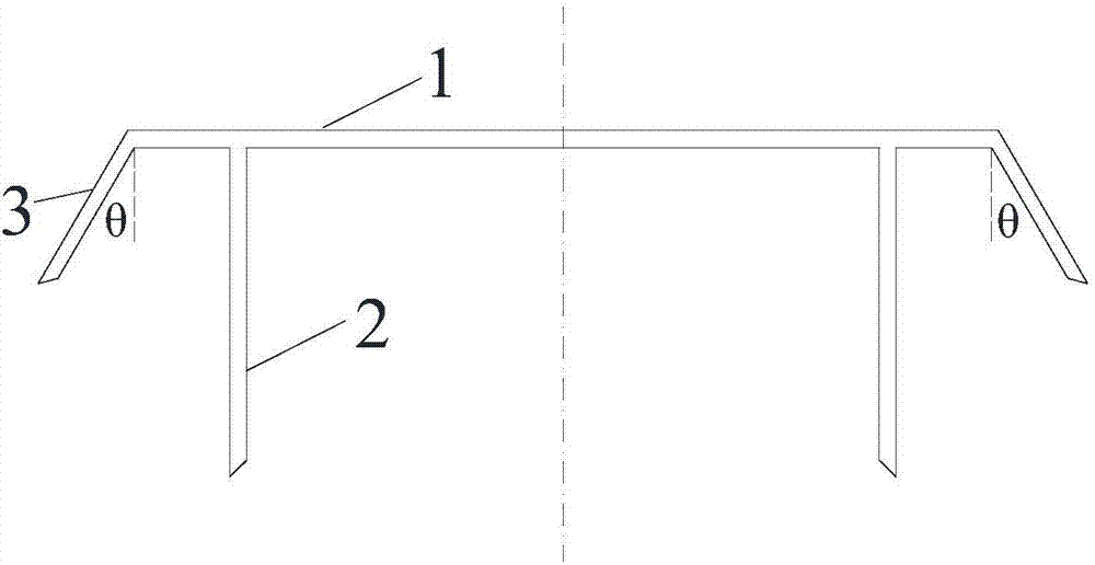 Oblique skirt type suction foundation suitable for soft soil foundation