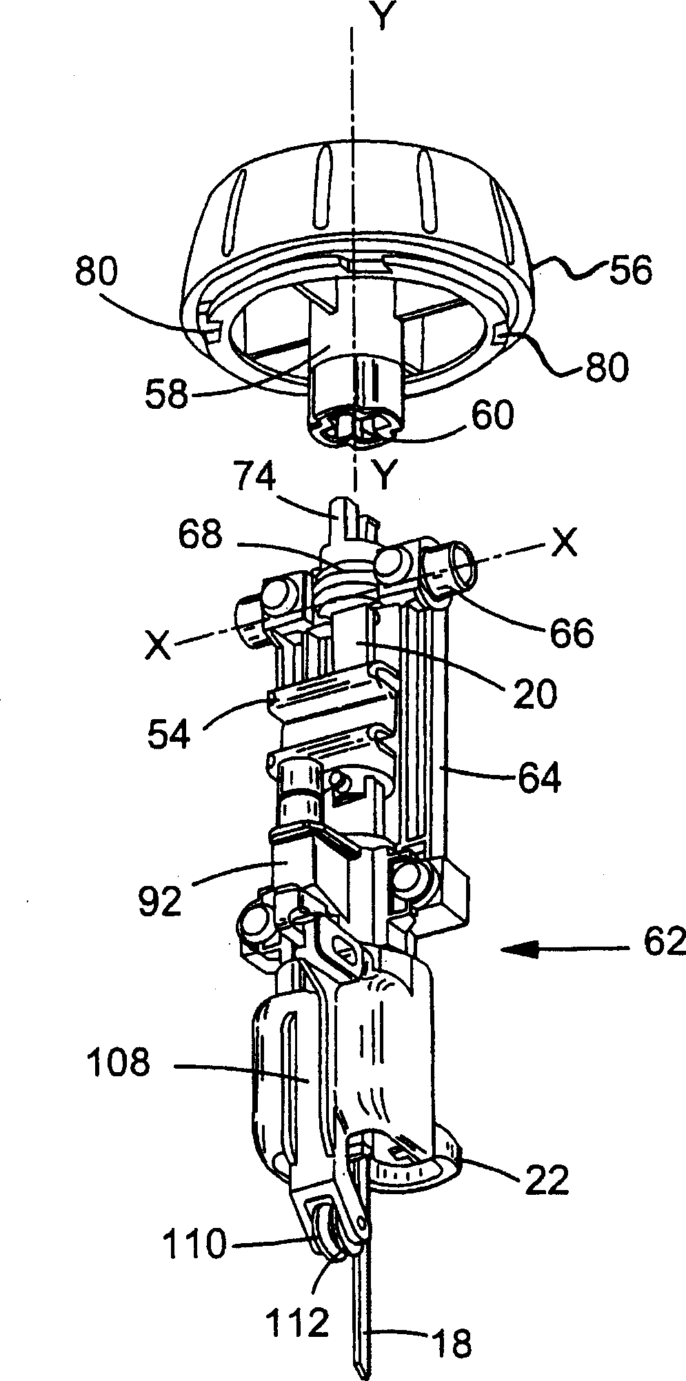 Support assembly for output shaft of reciprocating power tool