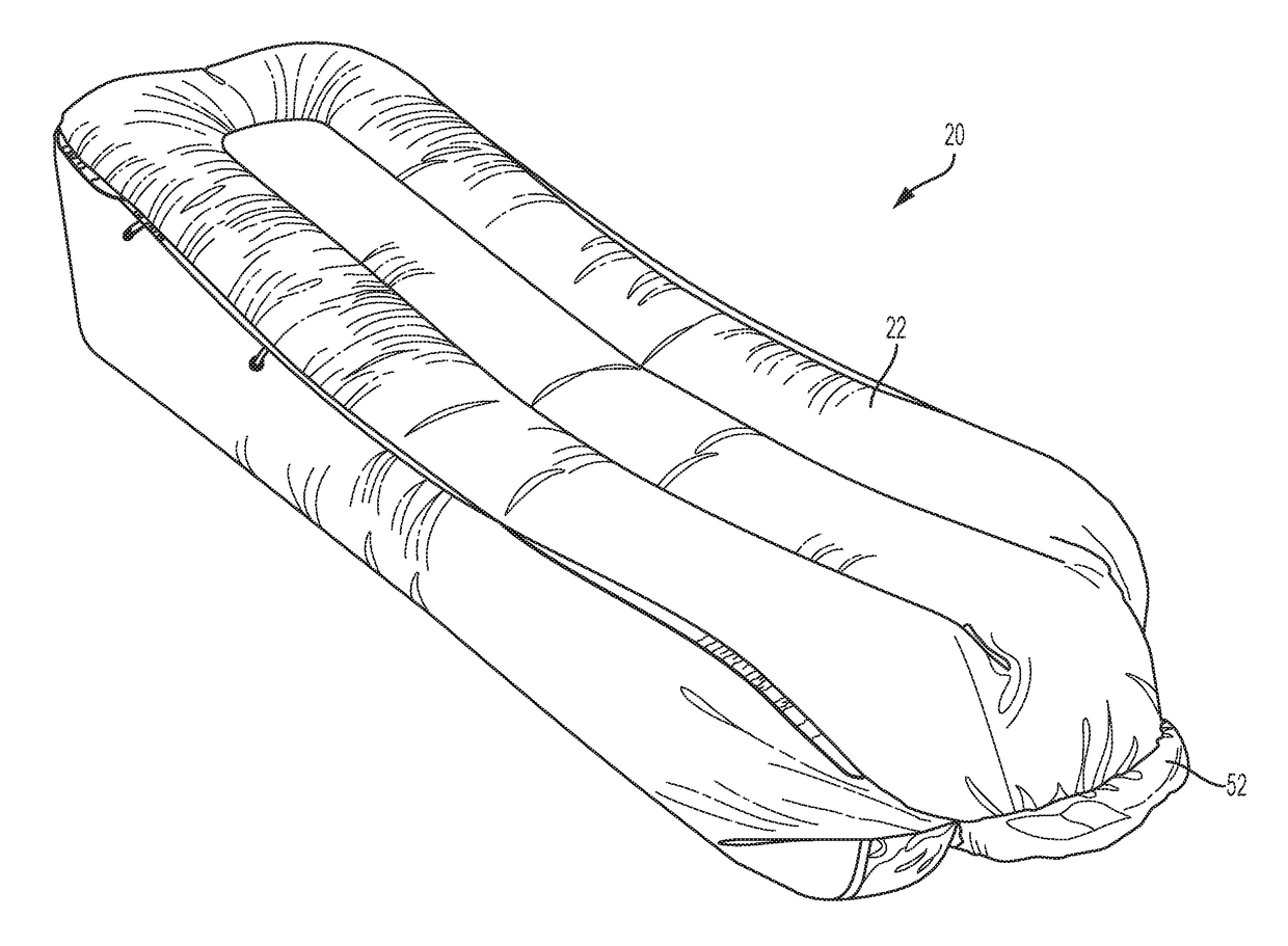 Air Inflation Device For Inflating Air Support Furniture And Method Of Using The Same