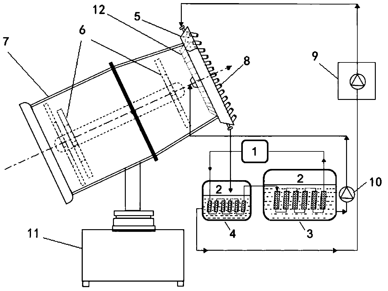 Lithium-enriching method and device for desalinizing lithium-poor brine