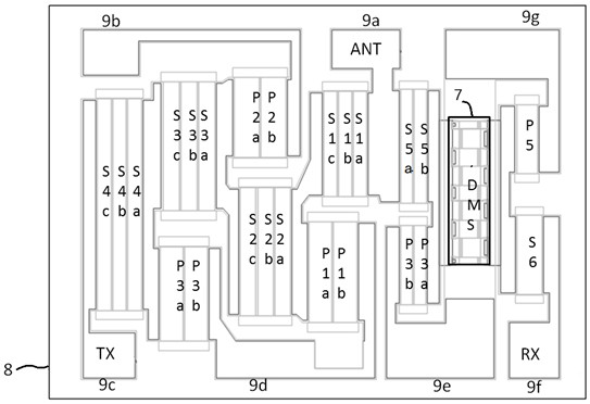 High-isolation surface acoustic wave duplexer and method for realizing high isolation