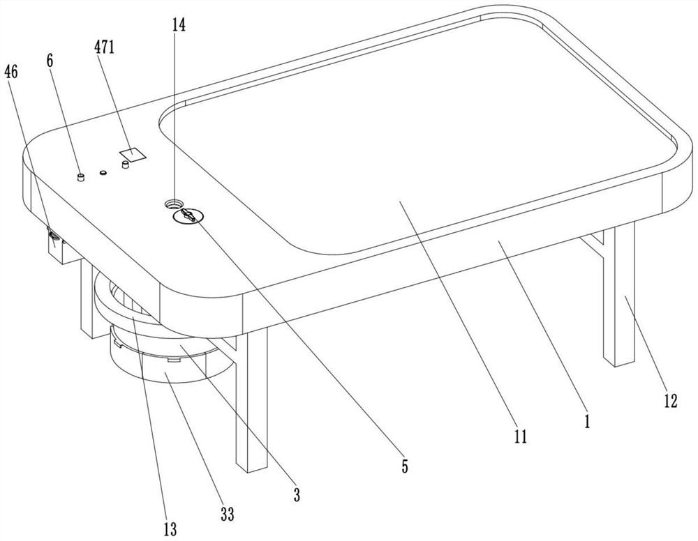 Sand table simulation teaching device