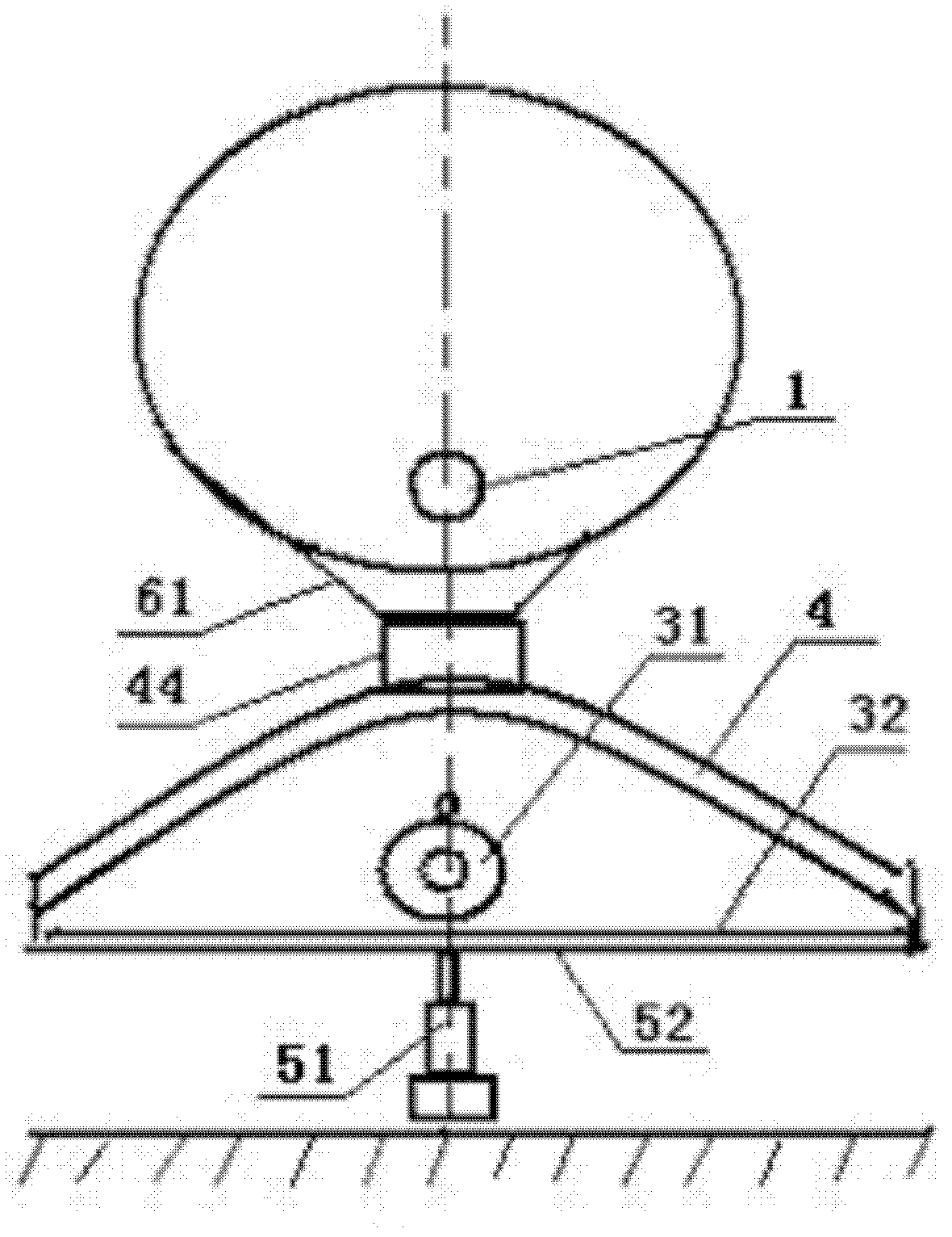 Sunlight polar axis type automatic tracking device