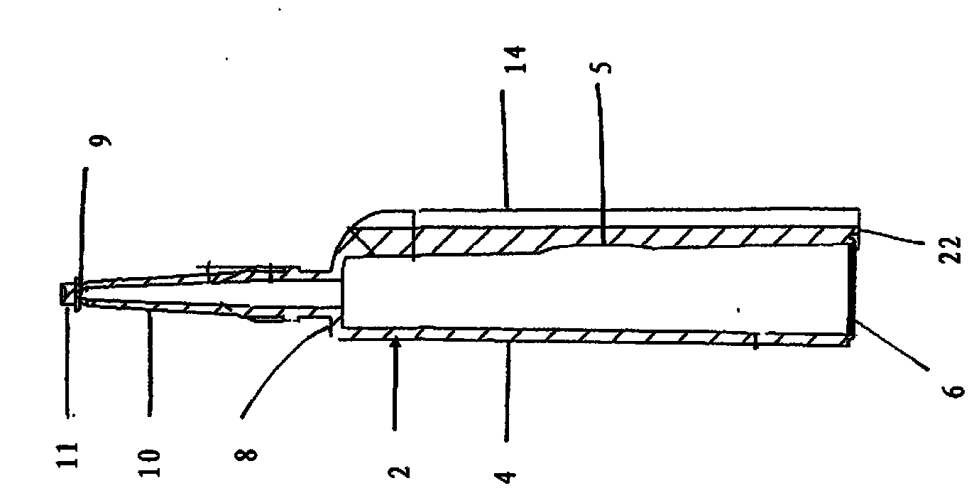 Container for dosing a flowable substance