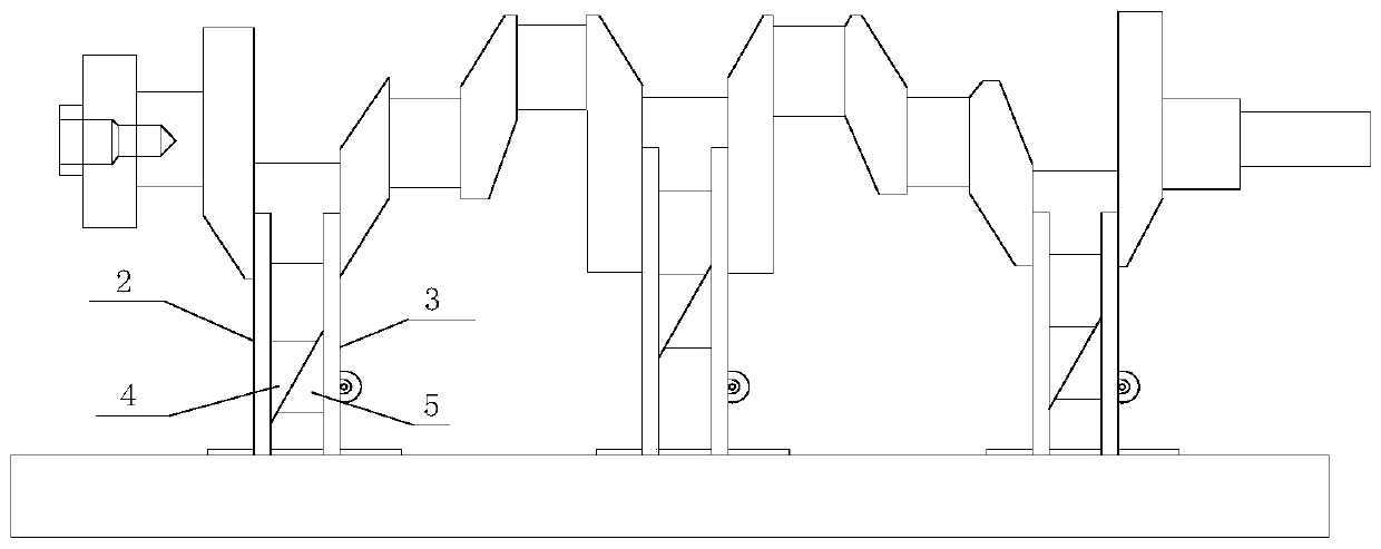 Universal type crankshaft fixture