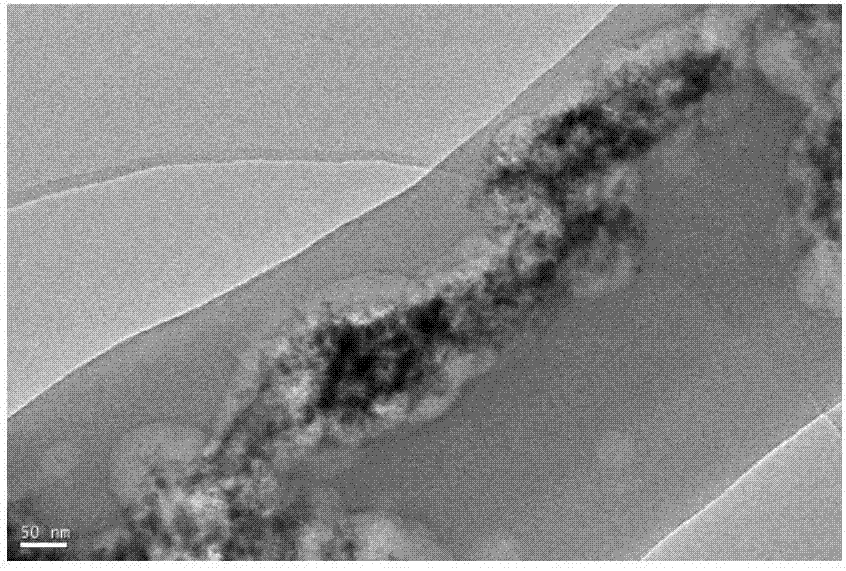 Carbon nanofiber loaded nickel-based catalytic material containing zinc oxide and preparation method thereof