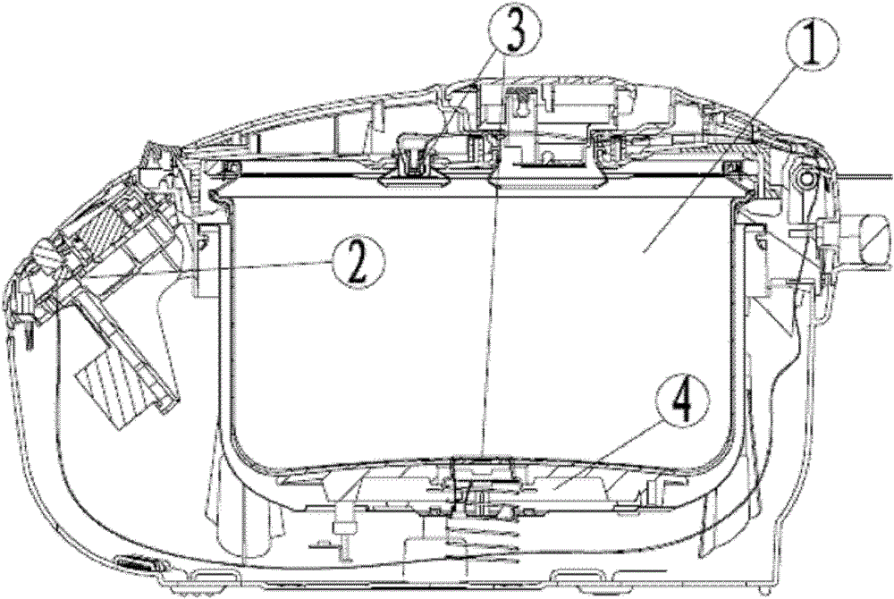 Control method of electric cooker applicable to different altitudes and electric cooker applicable to the method