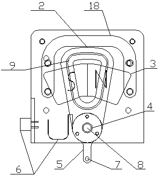 Yarn cutting driving structure