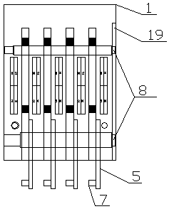 Yarn cutting driving structure