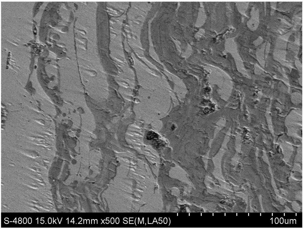 Method for preparing NiCrBSi-TiN gradient composite coating abrasion-resistant belt on the surface of drill rod joint