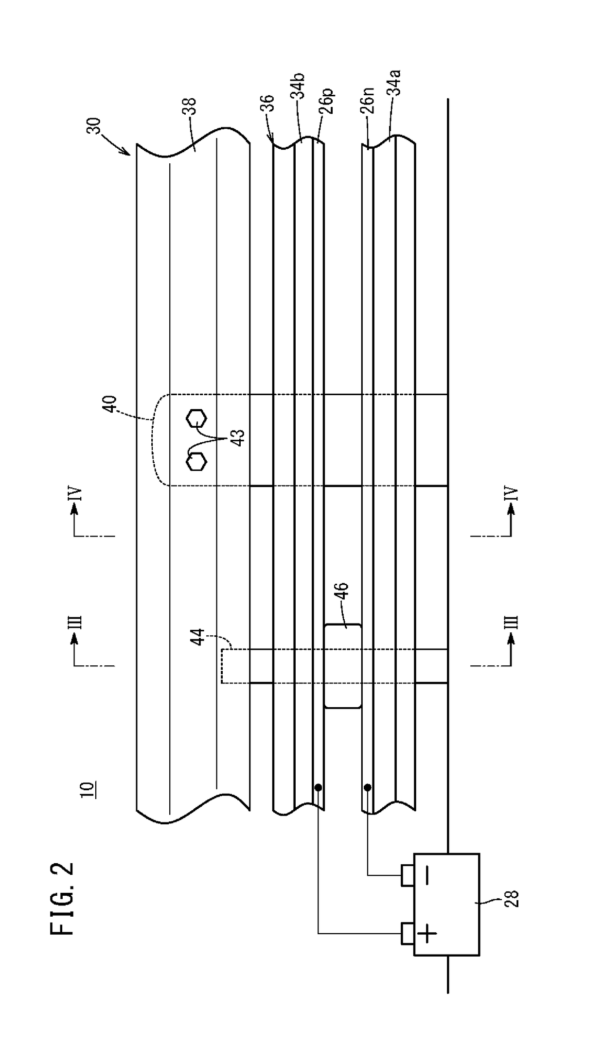 Power feeding device and contact power feeding system