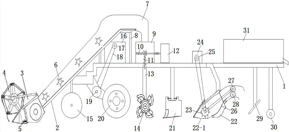 Corn straw returning fertilizer application device