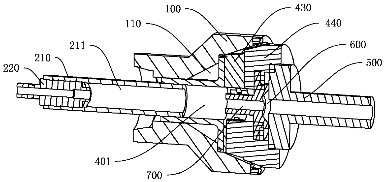 Flange airtightness detection device