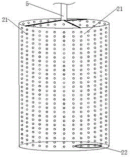 Efficient domestic sewage separation device