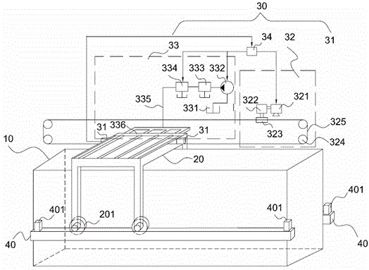 Self-adaptive flotation foam de-foaming device and de-foaming method