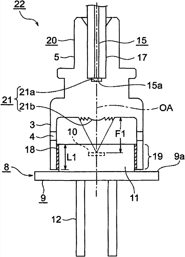 Optical socket and optical module with such optical socket