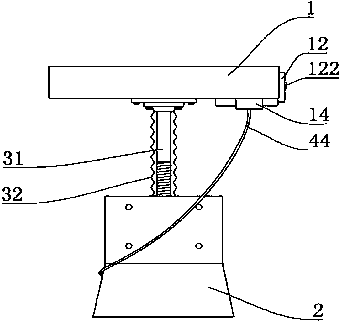 Work platform capable of ascending and descending