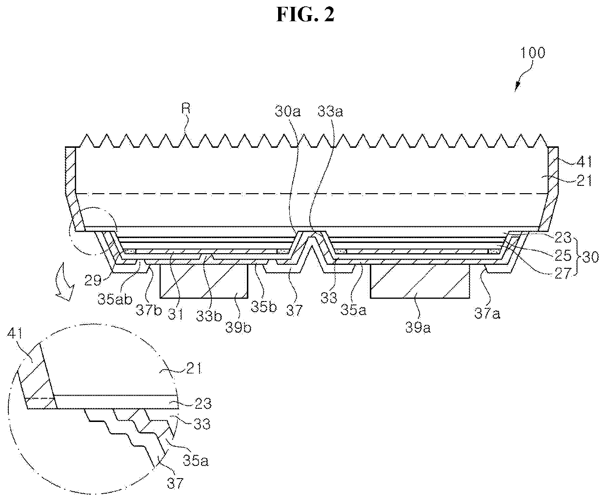 Light emitting diode having side reflection layer