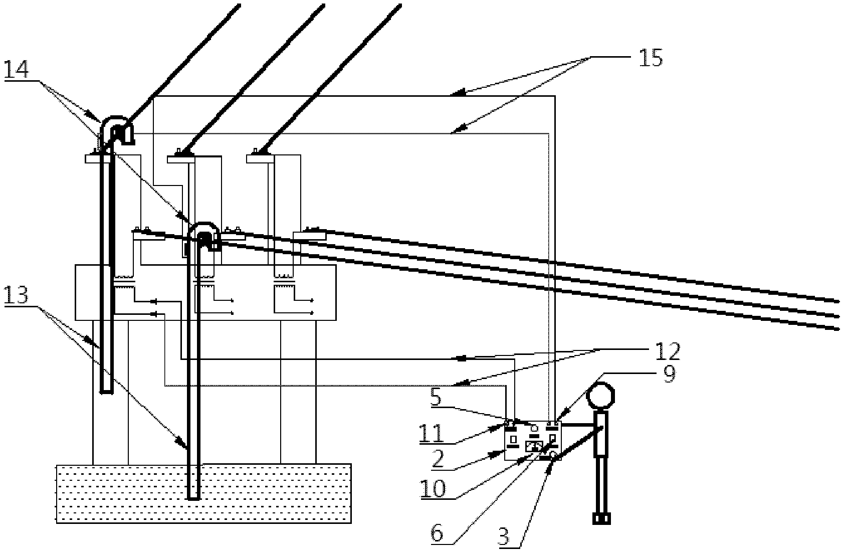 Ascending-free tester for current transformer (TA) polarity of switch