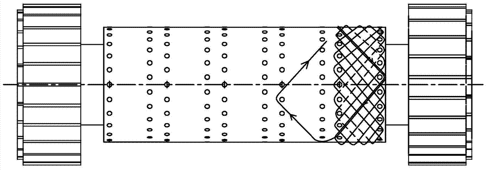 Integrated support convenient to recycle and weaving method thereof